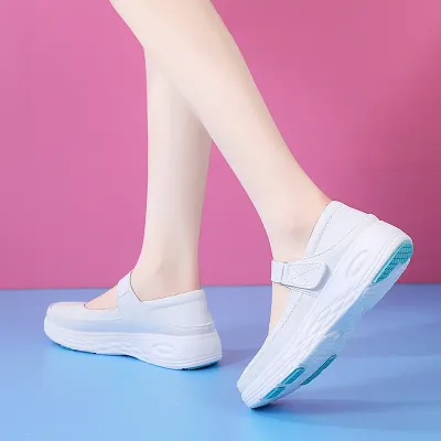 BREATHABLE THICK BOTTOM VELCRO SHOES